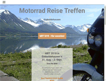 Tablet Screenshot of motorrad-reise-treffen.de